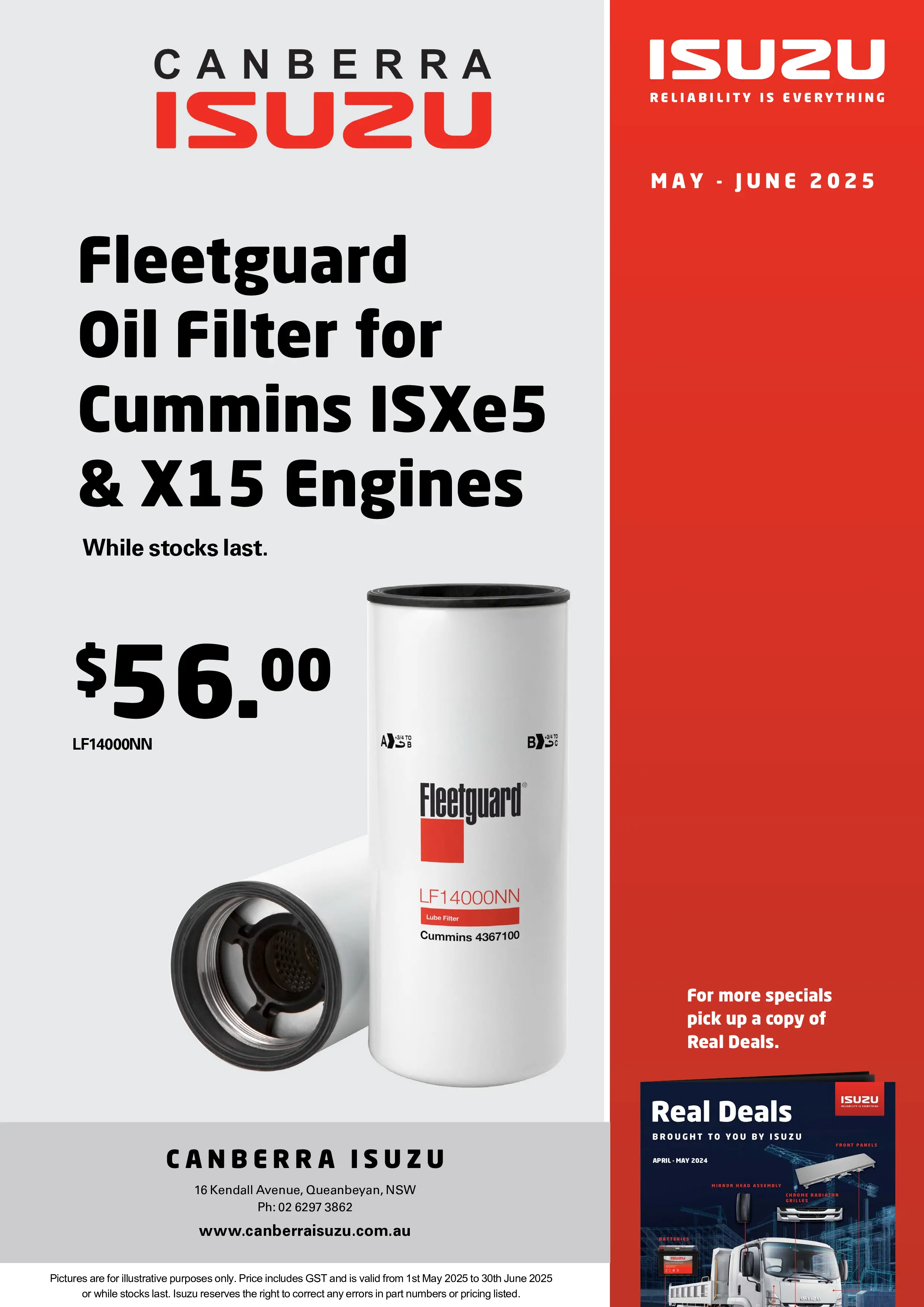 Canberra Oil Filter A4 WEB (1)